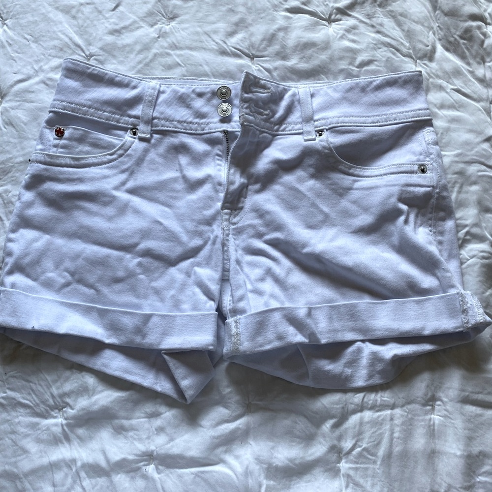 Hudson white jean shorts - the ruby short. Size 28. Very good condition.